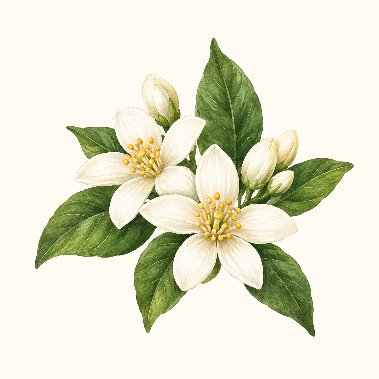 樣板 05 · 橙花柔白